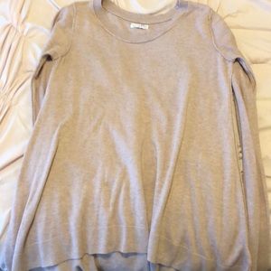 Pink sweater, long flowy